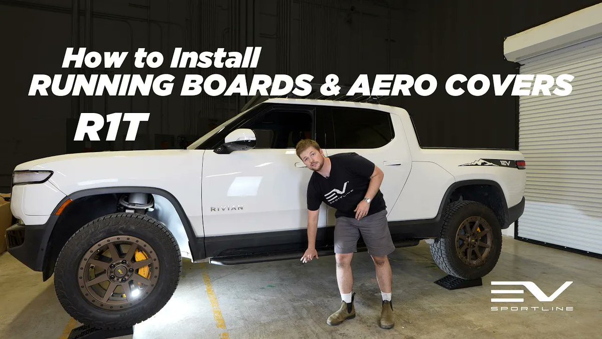 Check it, bolt-on Aero Panels for RMaxx Running Boards - No more cutting holes!! 
youtu.be/Em2lxrqgYRQ
#Rivian #evsportline <a href="/Team1ev/">1EV</a> RMaxx Running Boards