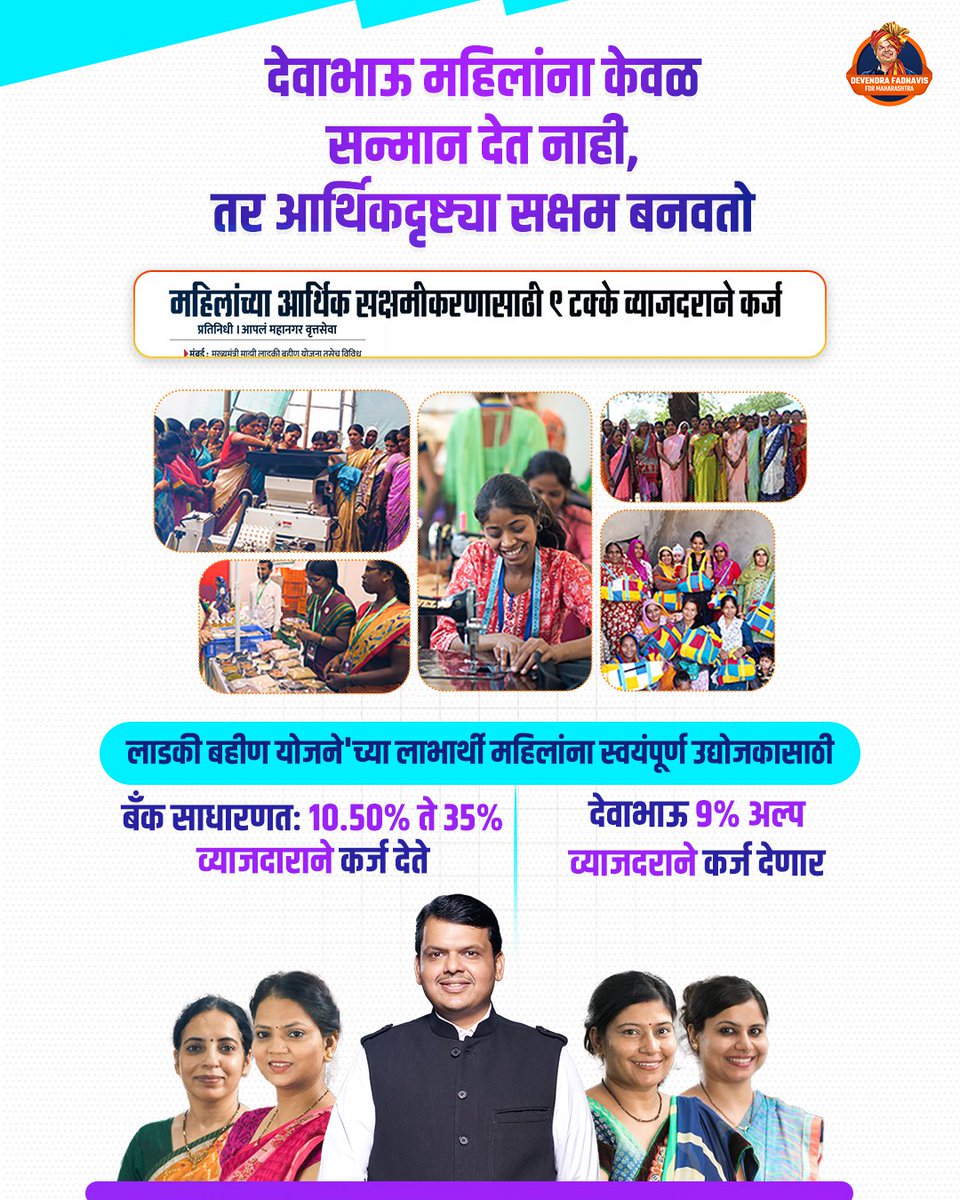मुख्यमंत्री देवाभाऊंच्या नेतृत्वात महिला उद्योजिका बनण्याचे स्वप्न उतरत आहे सत्यात..