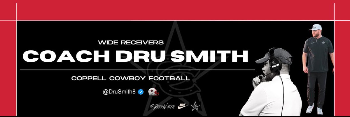 Life update:

Excited for what’s going on at <a href="/coppellfootball/">Coppell Football</a> and can’t wait for this season! Thank you <a href="/A_Wiley30/">Antonio Wiley</a> for this opportunity! #DeepWater #CFND