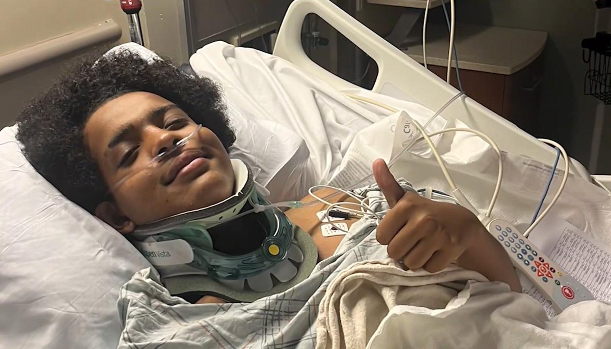 A 15 yo NYC teen says he considers himself "pretty lucky" after he was struck by lightning in Central Park while having a picnic with his friends. He decided to sit with his back against a tree when lightning hit the tree knocking him unconscious. He was treated for second-degree