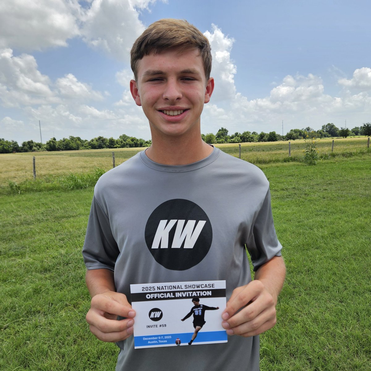 2025 National Showcase Invite
<a href="/KickingWorld/">Kicking World Kicking Camps</a> trained 2027 kicker
Thanks, Coach Brent!
