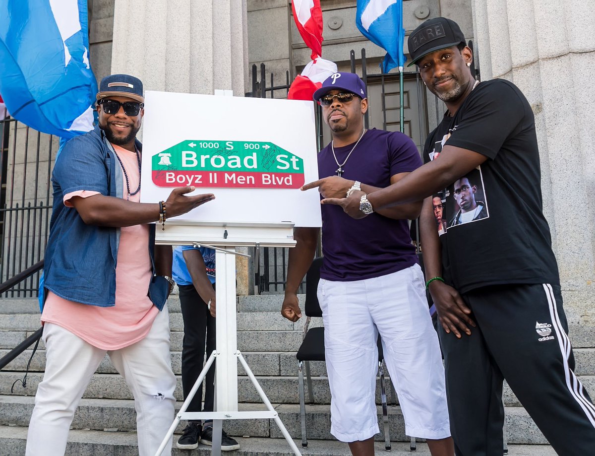BoyzIIMen's tweet image. #OnThisDay in 2017 we were honored with our own stretch of Broad Street!
Who's driven down Boyz II Men Blvd?