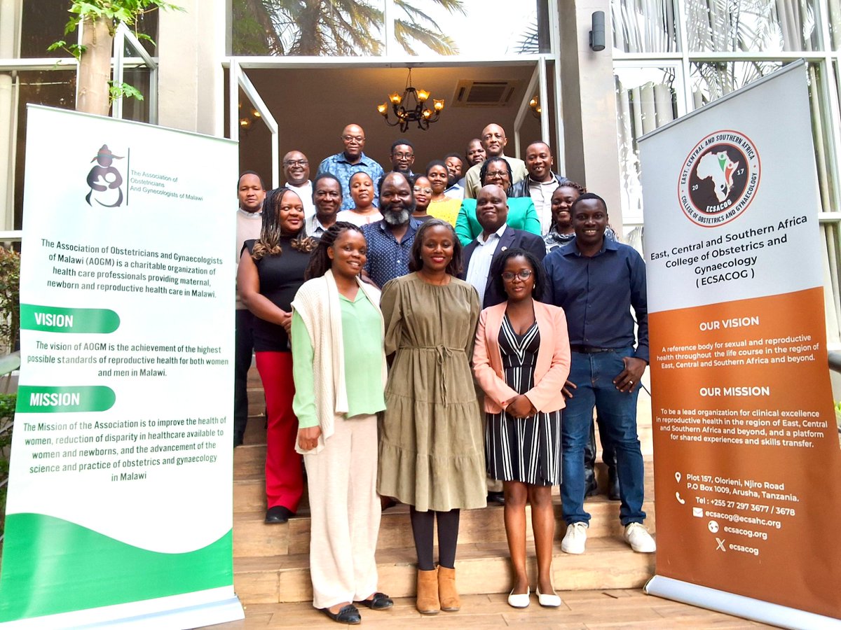 ecsacog's tweet image. ✨Exciting Update from Malawi!
The ECSACOG team has just concluded a highly successful 3-day Training of Trainers (ToT) Course in Malawi.
A big thank you to all the dedicated participants and facilitators who made this milestone possible!

#MedicalTraining #ECSACOG #OBGYN #Malawi