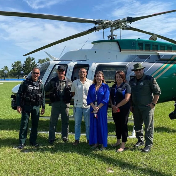 Huge shout out to Orange County Sheriff’s Office for coming out and supporting our school and community. Also, thank you celebrating with us.