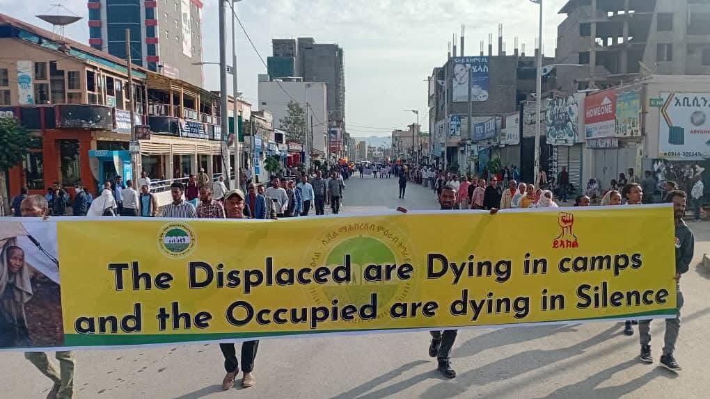 Justice4_Tigray's tweet photo. Message from IDPs and Refugees of Tigray #ReturnUsHome
#Enough
#EnoughIsEnough
#WorldRefugeeDay2025 https://t.co/EKG1rjAUfB
