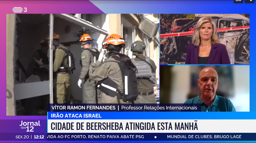 Comentário sobre as reuniões agendadas para hoje, uma entre os Ministros dos Negócios Estrangeiros do Irão, do Reino Unido, da França e da Alemanha, e outra do Conselho de Segurança.
RTP3 – Jornal das 12, com a jornalista Alexandra André (20/06/25).
rtp.pt/play/p14313/e8…