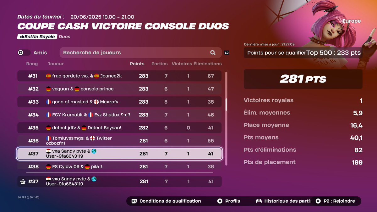 #37 Qual ccc Victory <a href="/MayasGzz/">Mayas</a> 

<a href="/Nexora_Esport/">NEXORA</a> 

#tripaner #nxawin