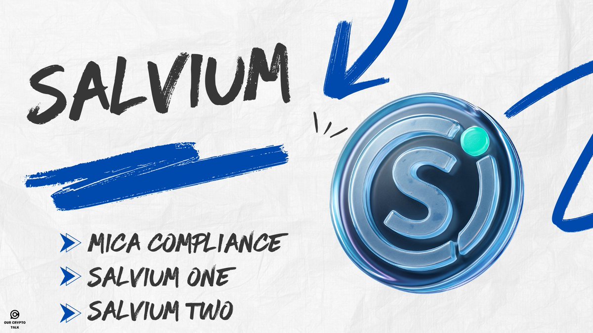 MiCA compliance is becoming a new baseline for Altcoins.

MiCA is the EU’s new regulatory framework, aimed at building trust, transparency, and investor protection in the crypto space.

This is the new rule book

$SAL | <a href="/salvium_io/">🟢 Salvium</a> is already building with MiCA in mind.

This is