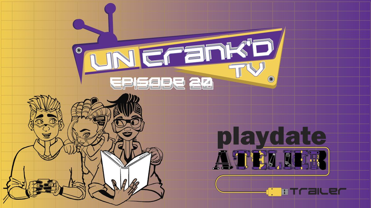 UncrankdPD's tweet image. Uncrank’d TV is back!
youtu.be/0I_CTFlu3KI
There’s a #Playdate Atelier trailer, an AMA, news & more.
Caption this: forms.gle/yzEfnbYLNYJ3M3…
Send in an AMA question:
forms.gle/zFJN73va4xFT92…
#supportPlaydatedevs