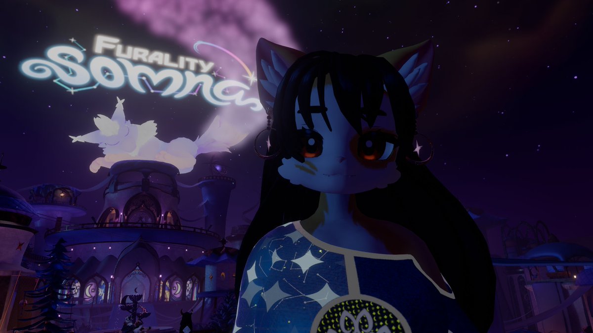 AmandaMarkittie's tweet photo. I think Somna might be my favorite Furality theme so far aesthetics wise, I'm glad I was able to attend what I did considering I was recovering from a pretty nasty fall at the time. https://t.co/6xGSJnfjKE