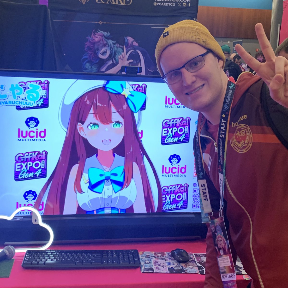 Huntgbunt ๐ฆ๐ฅ (@huntgbunt) on Twitter photo I also ran into <a href="/nyaruchuuu/">๐๐ฎ๐๐ง๐ช ๐ซ๐ ใซใใ ๐ OffKaiGen4 ๐ด</a>!
So nice to finally meet the shooting star idol herself. ^^ I also ran into <a href="/nyaruchuuu/">๐๐ฎ๐๐ง๐ช ๐ซ๐ ใซใใ ๐ OffKaiGen4 ๐ด</a>!
So nice to finally meet the shooting star idol herself. ^^