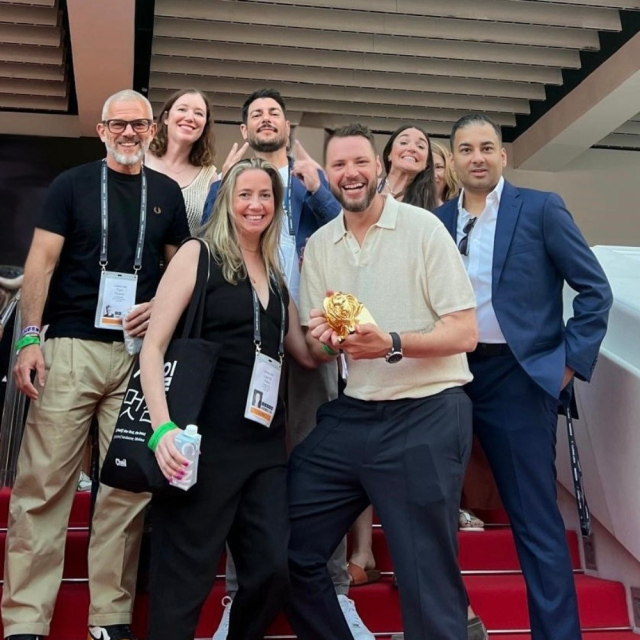LALALecain's tweet photo. A resurrected 19th-century scientist helped us win gold at #Cannes2025. Our darkly funny rare disease campaign earned 21GRAMS and @RealChemistry_ our first Gold Lion for branded pharma. Proud to be the #2 Health Agency and Network worldwide. https://t.co/4ohbwNJOpD https://t.co/lizCgt6XC0