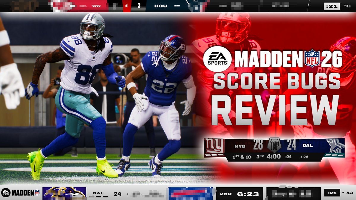 mgnsports's tweet image. Someone at EA is gonna be mad at me for this one #SneakPeak #Scorebug #Madden26 youtu.be/EIbEbmPdIdQ