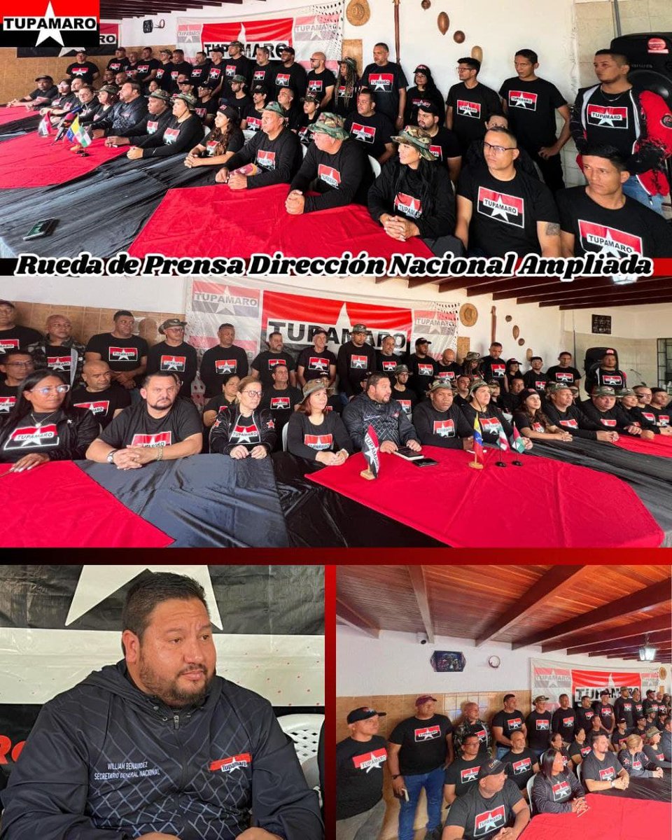 Desde la Yaya, casa de nuestro Partido <a href="/TupamaroMRT_/">Movimiento Revolucionario TUPAMARO Vzla.</a> se desarrolló Rueda de Prensa liderada por el camarada <a href="/WBenavides_MRT/">Williams Benavides</a> Secretario General Nacional, reafirmando el compromiso con la Revolución, rumbo al estado Comunal.
#ComunaONada