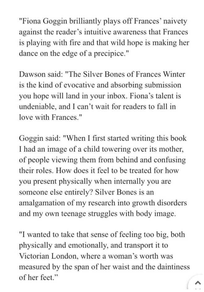 Beautifully written debut novel by Fiona Goggin to be published later this year.

#fiction #Debutauthor #debutnovel #publishing #gothicfiction #novel #readersoftwitter #Books #BookTwitter #BookRecommendations #authorinterview #thebookseller #bookreviews #AuthorsOfTwitter