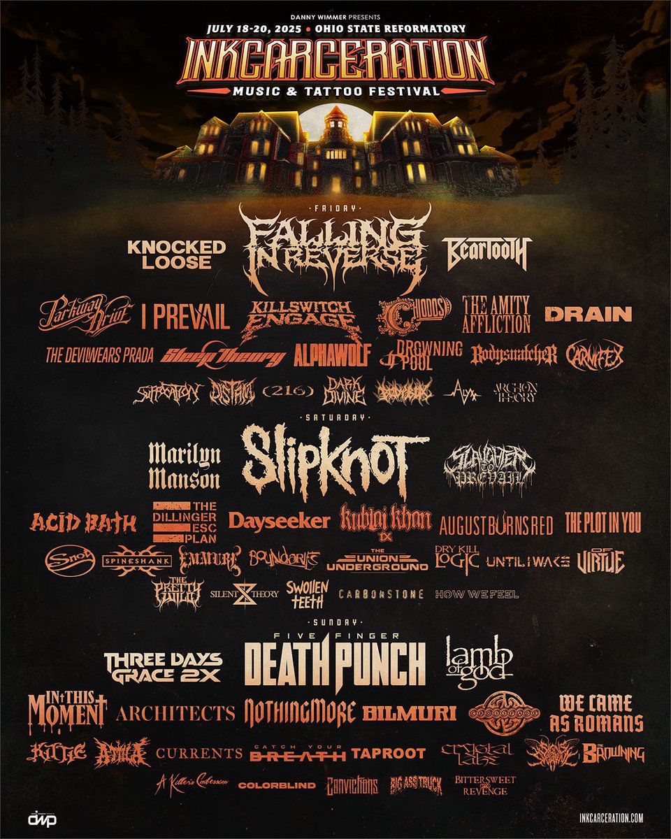 lambofgod's tweet image. See you at @InkcarFestival on July 20. Get in the pit, Mansfield. 💥