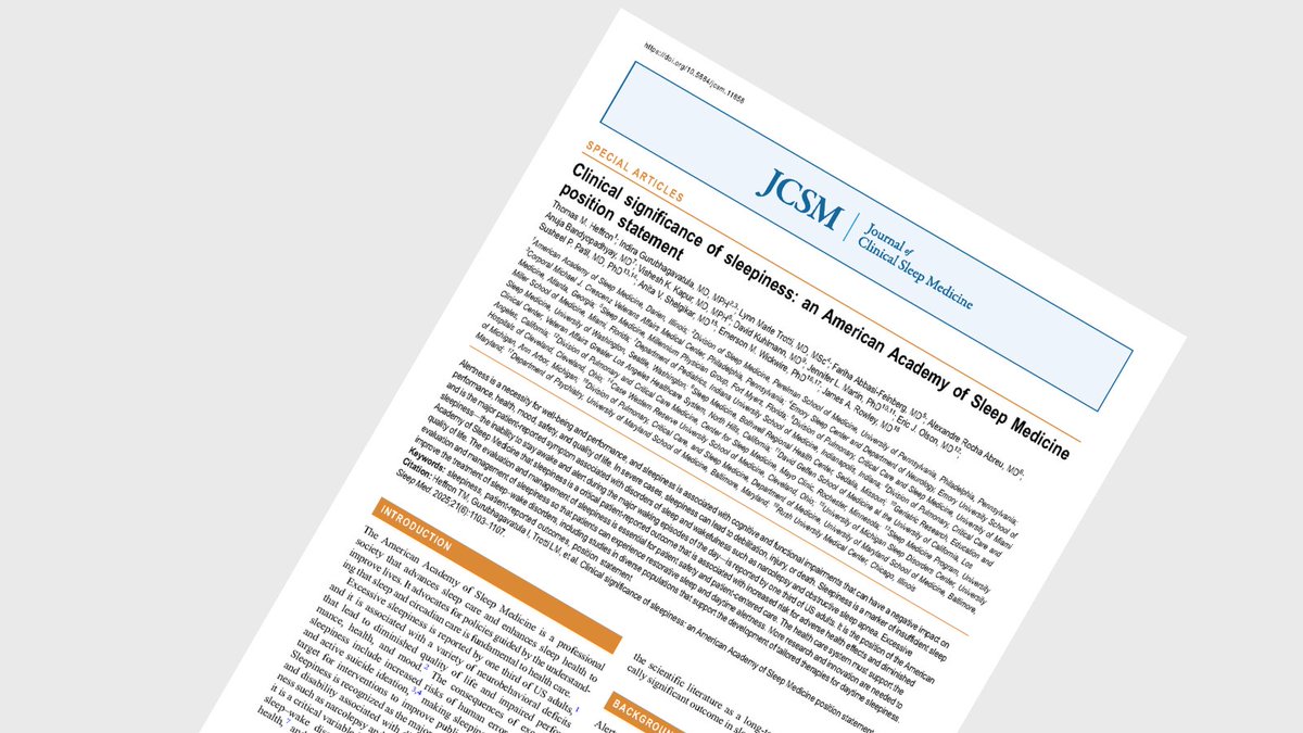 JCSM Journal (@jcsmjournal) on Twitter photo 😴 1 in 3 U.S. adults struggles to stay awake during the day. The <a href="/AASMorg/">American Academy of Sleep Medicine</a> declares: Sleepiness is a serious health risk—not just a nuisance. It’s time to prioritize patient safety, better care, and bold research to tackle daytime sleepiness head-on. bit.ly/3Tz3bjm 😴 1 in 3 U.S. adults struggles to stay awake during the day. The <a href="/AASMorg/">American Academy of Sleep Medicine</a> declares: Sleepiness is a serious health risk—not just a nuisance. It’s time to prioritize patient safety, better care, and bold research to tackle daytime sleepiness head-on. bit.ly/3Tz3bjm