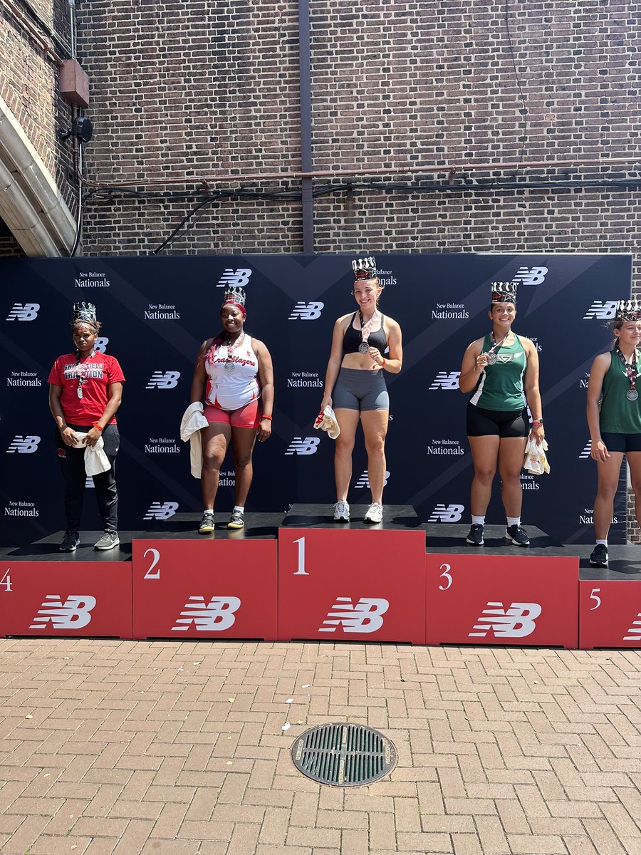 Hannah on top of the Nationals podium!