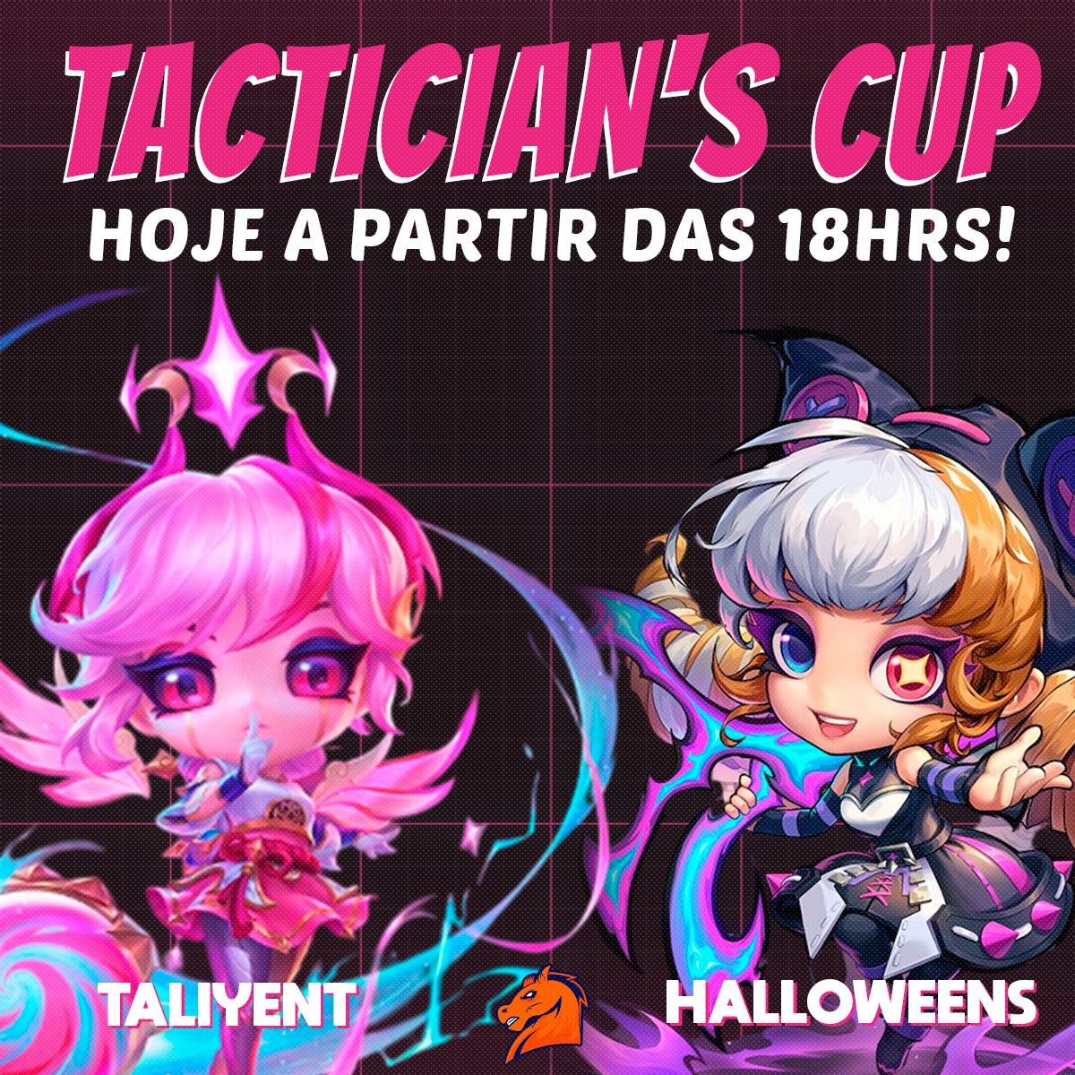 Hoje começa a Tactician's Cup #3 e nossos players <a href="/Taliyent/">taliyent</a> e <a href="/halloweenstft/">halloweens</a> vão com tudo nesse dia 1!

#gofora #tftbrasil