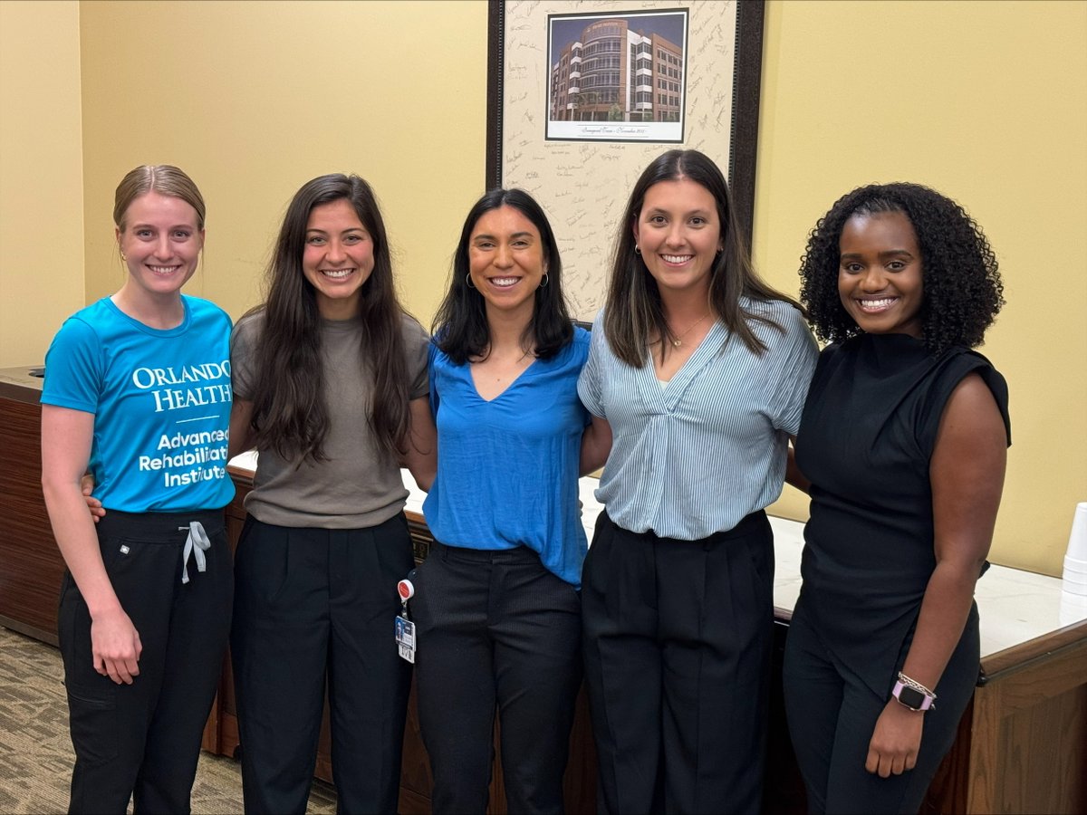 UCF_DPT's tweet image. Congratulations to our Neurologic, Women&apos;s Health, and Sports residents for a successful 1st Annual UCF-OrlandoHealth Residency Research Symposium!👏
