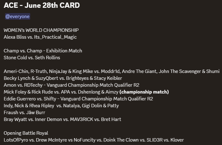 Scavenger Wrestling Association tweet media