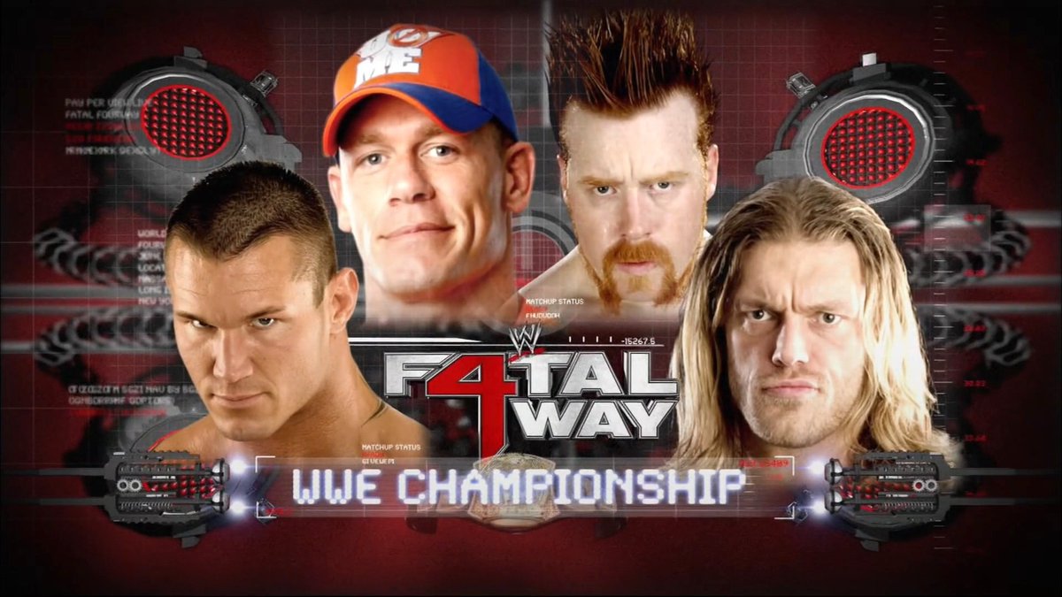 6/20/2010 Sheamus defeated John Cena, Edge, and Randy Orton to win back the  WWE Championship at Fatal Four Way from the Nassau Veterans Memorial  Coliseum in Uniondale, New York., image size:1200x675