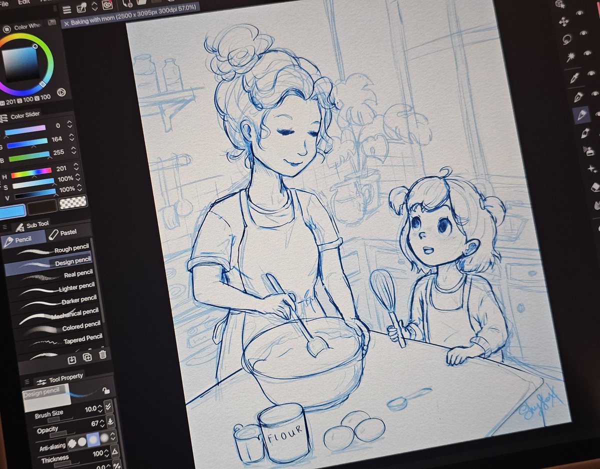 Just a sketch...
Also, I'm streaming tonight! Starting at 8pm ET / 6 pm MT 

#illustrator #sketch  #childrensbookillustrator