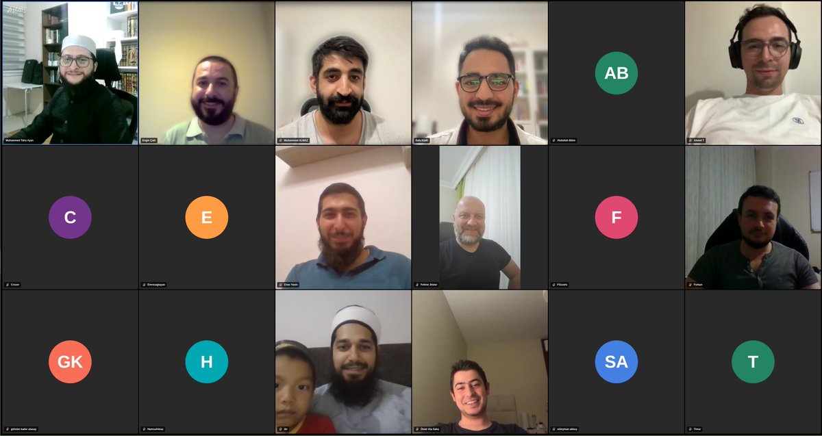 Elhamdülillâh!

Özverili bir ön çalışmanın ardından Online Medrese Sistemi projemizin kick-off toplantısını yaptık.

Klasik Medrese Usulü ile Akademik Metodolojinin harmanlanacağı, birçok hayalin gerçekleşeceği bir proje olması niyetindeyiz.

Allah Teâlâ muvaffak etsin 🤲