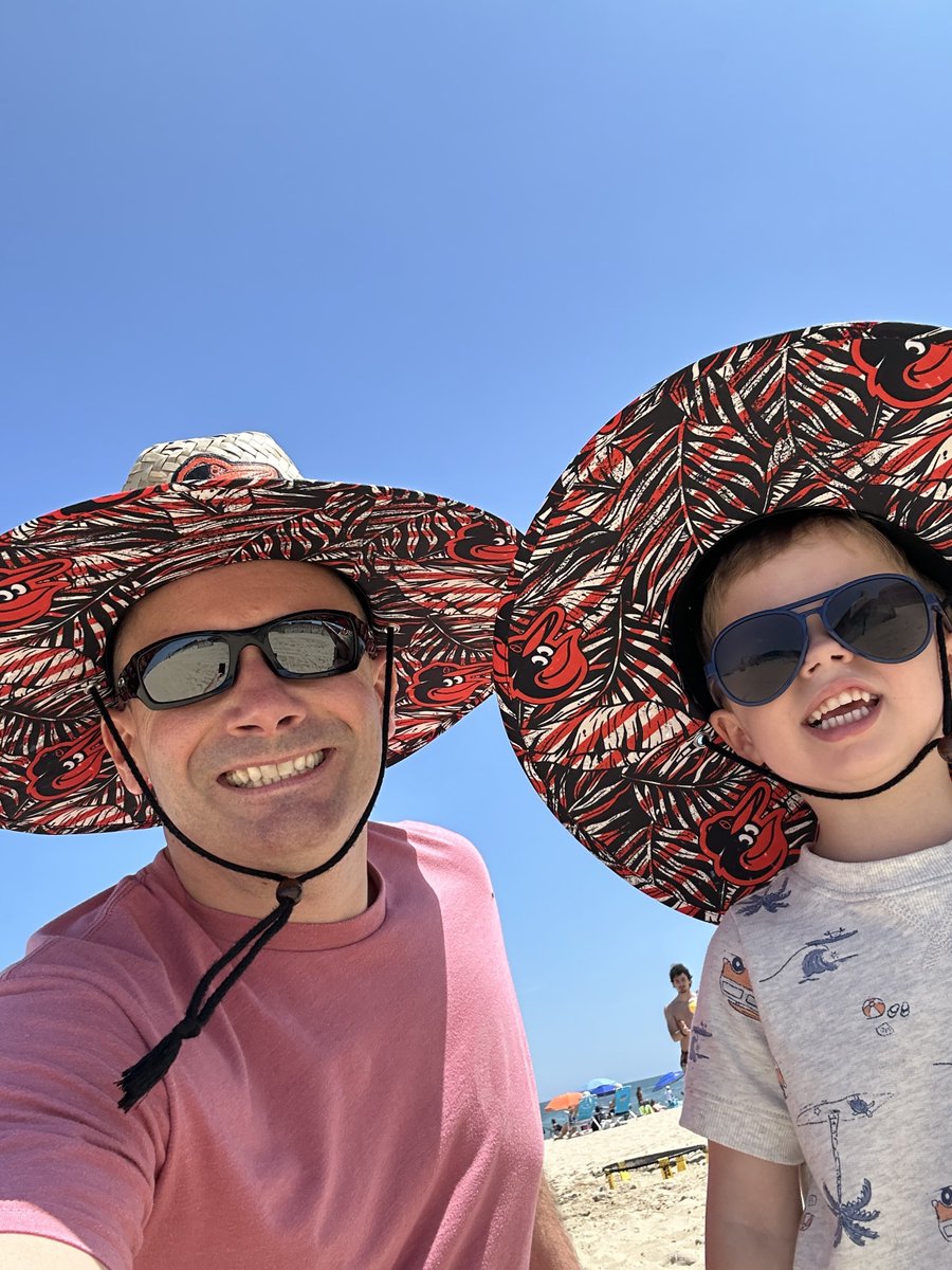 Getting use out of these hats <a href="/Orioles/">Baltimore Orioles</a>! Let’s beat the Yankees tonight!