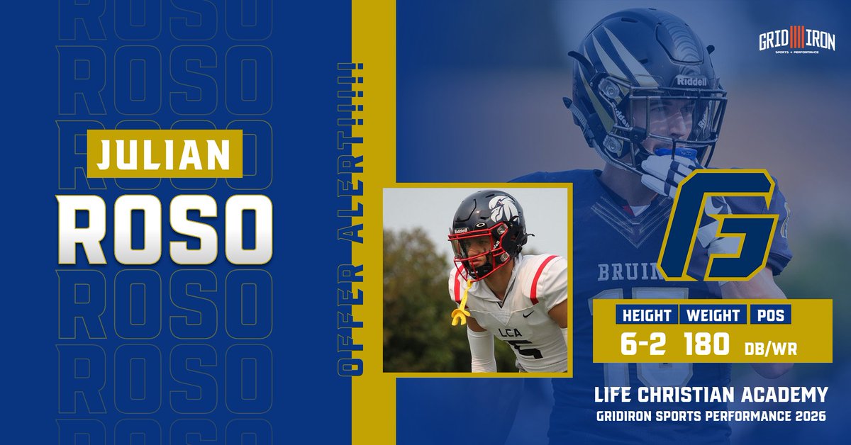 Julian Roso is a big-time ATH who is just getting started!!!

Congrats on Receiving your offer to George Fox University!!!

Turn on the tape; This Kid is a real-deal dawg!!!

College Coaches, Reach Out!! Don't be Late on this 2026!!!