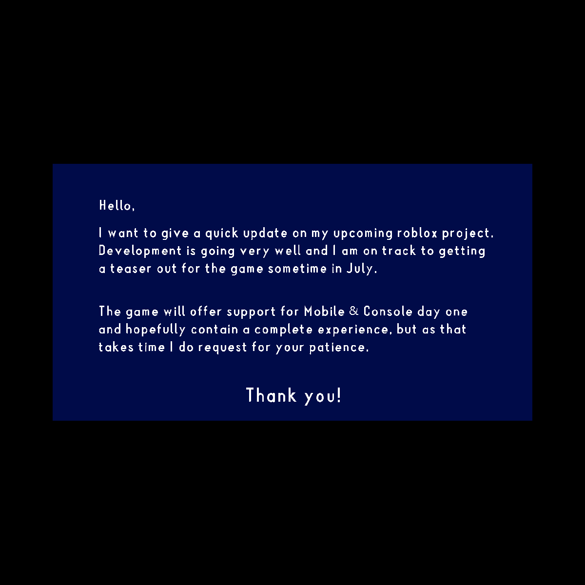 Bobneedsmoney2's tweet photo. A Development Update: https://t.co/yBRw6XJjD8
