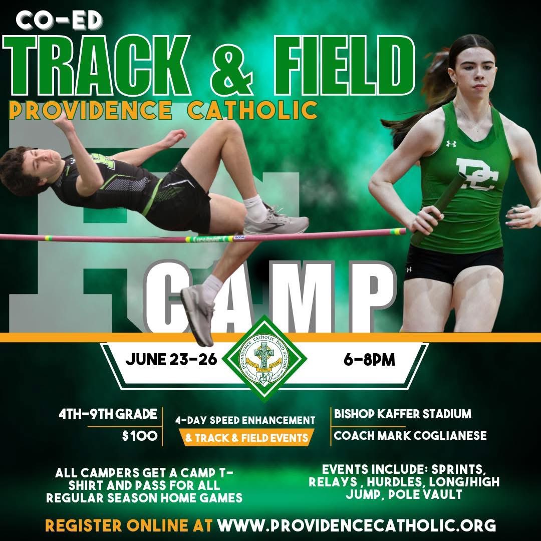 PCHS Boys Track and Field (@pchscelticstf) on Twitter photo 📣4th through 9th graders. Join us next week Mon through Thurs from 6-8pm at Bishop Kaffer Stadium.
Learn about what PC Track&Field is all about!! Train with great instructors and have a blast!
🔥 🏃 🔥 🏃 🔥 🏃♀️
<a href="/PCHS_Celtics/">Providence Catholic</a> <a href="/ProviAthletics/">Providence Catholic Athletics</a> 📣4th through 9th graders. Join us next week Mon through Thurs from 6-8pm at Bishop Kaffer Stadium.
Learn about what PC Track&Field is all about!! Train with great instructors and have a blast!
🔥 🏃 🔥 🏃 🔥 🏃♀️
<a href="/PCHS_Celtics/">Providence Catholic</a> <a href="/ProviAthletics/">Providence Catholic Athletics</a>