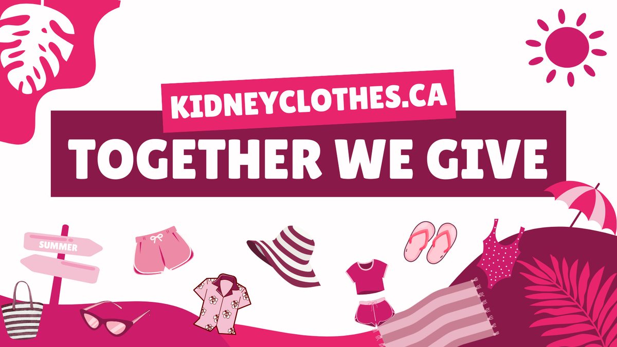 Kidney_Clothes's tweet image. ☀️ Summer is here! Ready to refresh your wardrobe? Sort your closet this weekend and schedule a free pickup at kidneyclothes.ca/schedule-a-pic…! Your donation helps Canadians with kidney disease. #DeclutterForGood #SummerRefresh #KidneyClothes