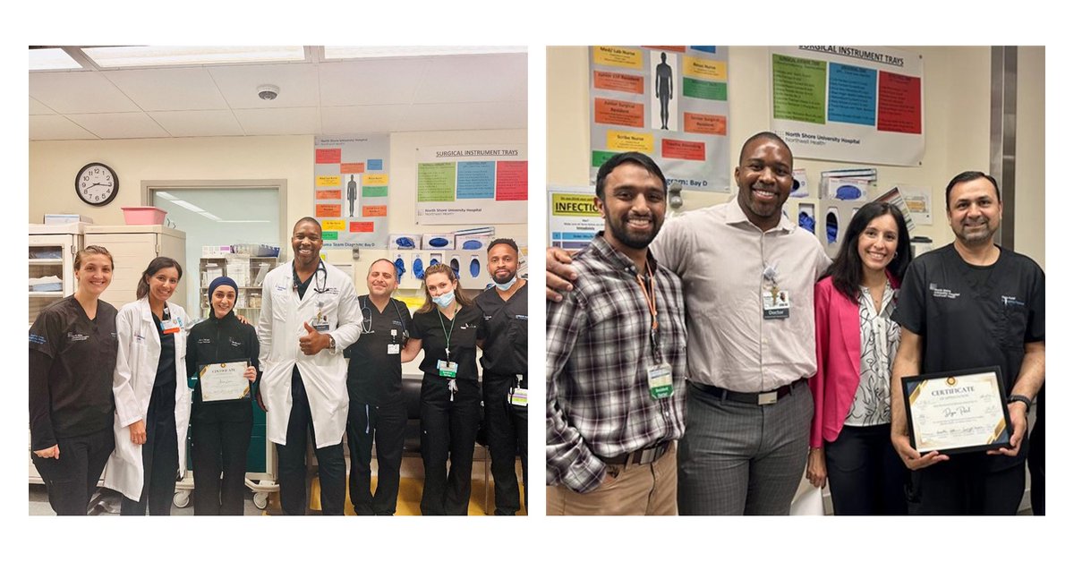 Big shoutout to Digin Patel, ER Tech and Amina Zaman, PCA for being voted Ancillary Team Members of the Quarter! Voted by our Attendings, Residents, and ACPs for consistently going the extra mile and keeping the NSUH ED running smoothly. We’re lucky to have you both!
#northwell