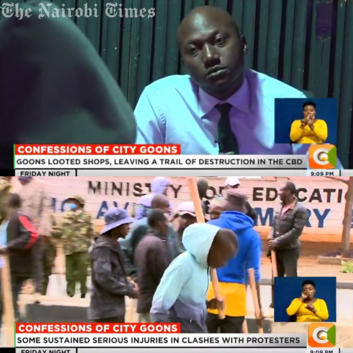 Some of the Jembe Stick-wielding Goons Have Been Interviewed By Citizen TV &amp; they Confirm they Were Hired, Video 👇