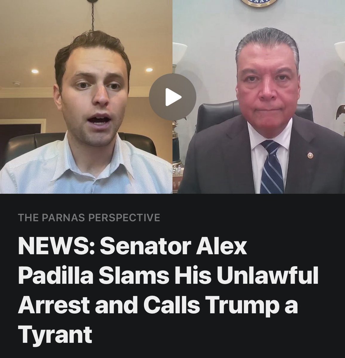 Our military should be focused on defending our national security — not silencing speech.

Where are my Republican colleagues in Congress willing to defend our Constitution from Trump's overreach?

aaronparnas.substack.com/p/news-senator…