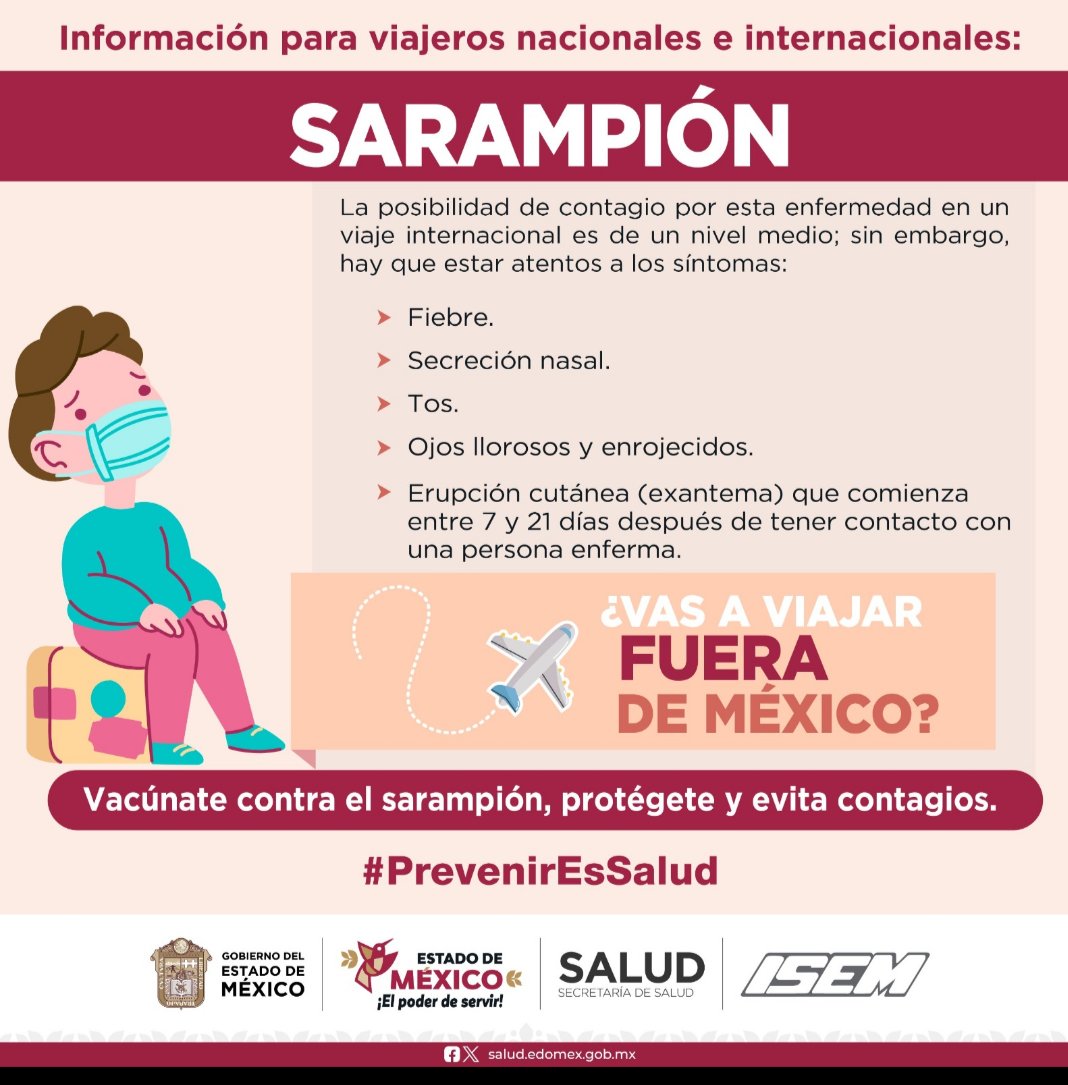 Cbt4Toluca's tweet photo. 🦠 Conoce sobre el Sarampión: ¡Protégete a ti y a tu familia! https://t.co/D151NuNC84