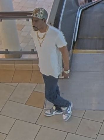 This guy stole an expensive necklace from a jewelry store in Quail Springs Mall. If you know who he is, call Crime Stoppers at 405.235.7300 or go to okccrimetips.com. You can remain anonymous and may earn a cash reward. 25-33736