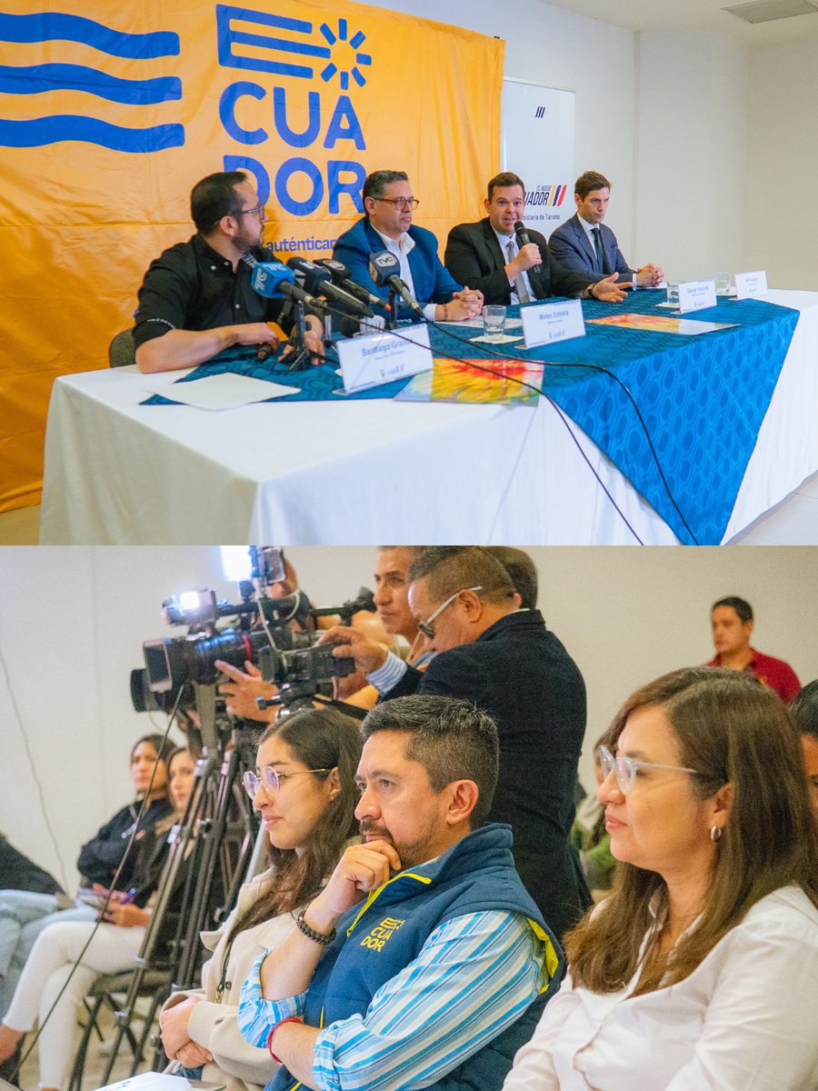 🇪🇨¡Ecuador es el Destino del Año Wanderlust 2025!😍

Hoy, en rueda de prensa oficial, el Ministro de Turismo, @MateoEstrella, dio la bienvenida a George Kipouros, representante de Wanderlust, la revista de viajes líder en el Reino Unido, para celebrar una gran noticia🧵