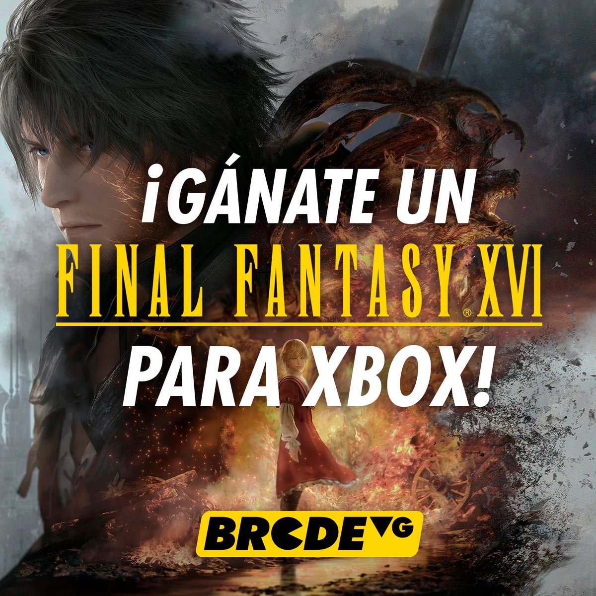 ¡Participa y gana una copia de #FINALFANTASYXVI! ✨

Solo sigue los siguientes pasos:

1. Sigue a <a href="/BRCDEvg/">BRCDEvg</a> y <a href="/SquareEnixLatam/">Square Enix Latam</a>.
2. Responde a este post con una foto de tu colección de Final Fantasy, también debe aparecer tu consola Xbox Series de preferencia.

¡Elegiremos un
