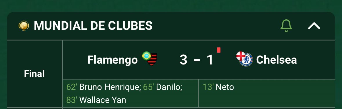 HISTÓRICO TRIUNFO DE FLAMENGO ANTE CHELSEA.