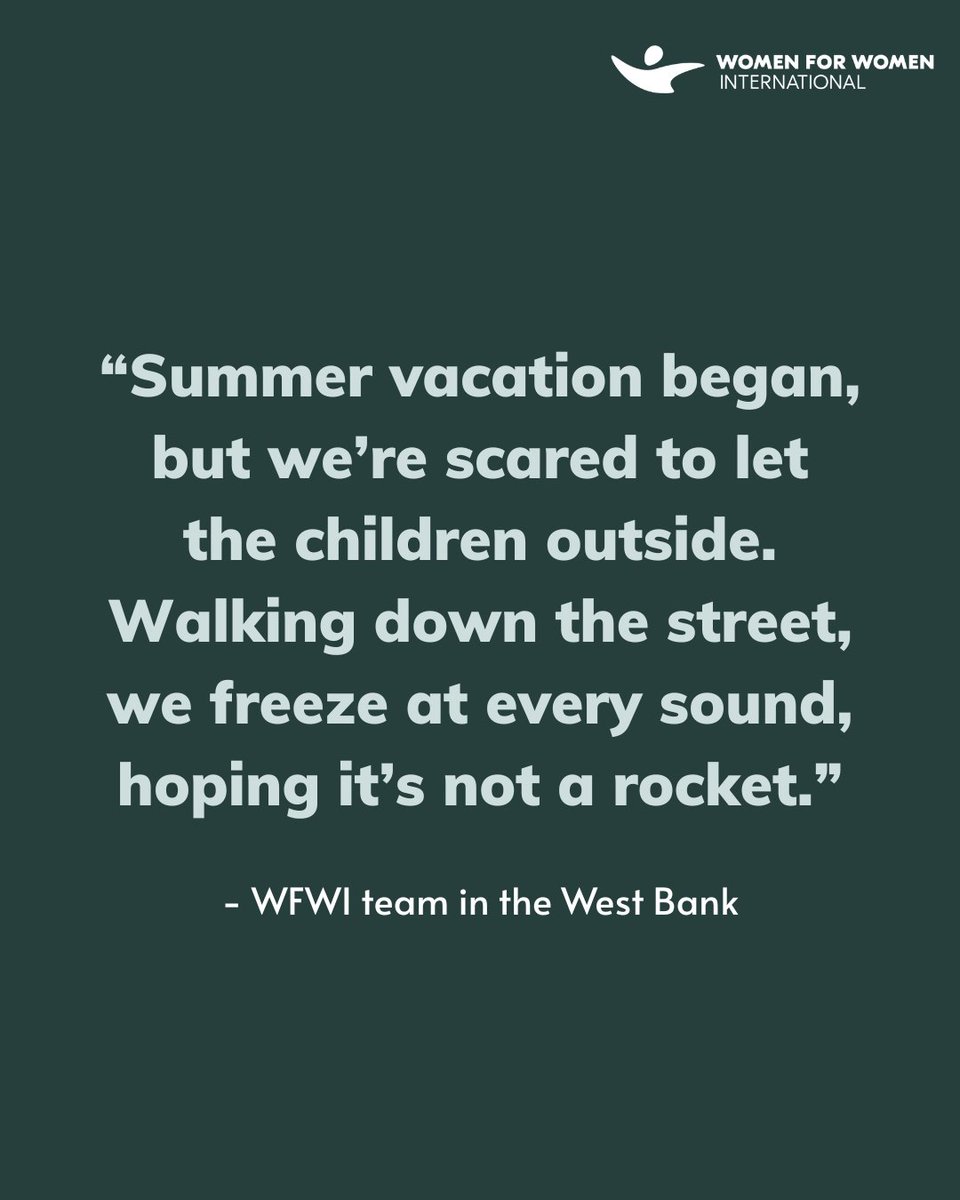 In Gaza, reaching aid has become a life-threatening risk for our partners. Despite it all, we continue to stand with women and families  — offering emergency shelters, legal support, trauma counseling, and hope. Help us continue this vital work: bit.ly/3HsYeFV