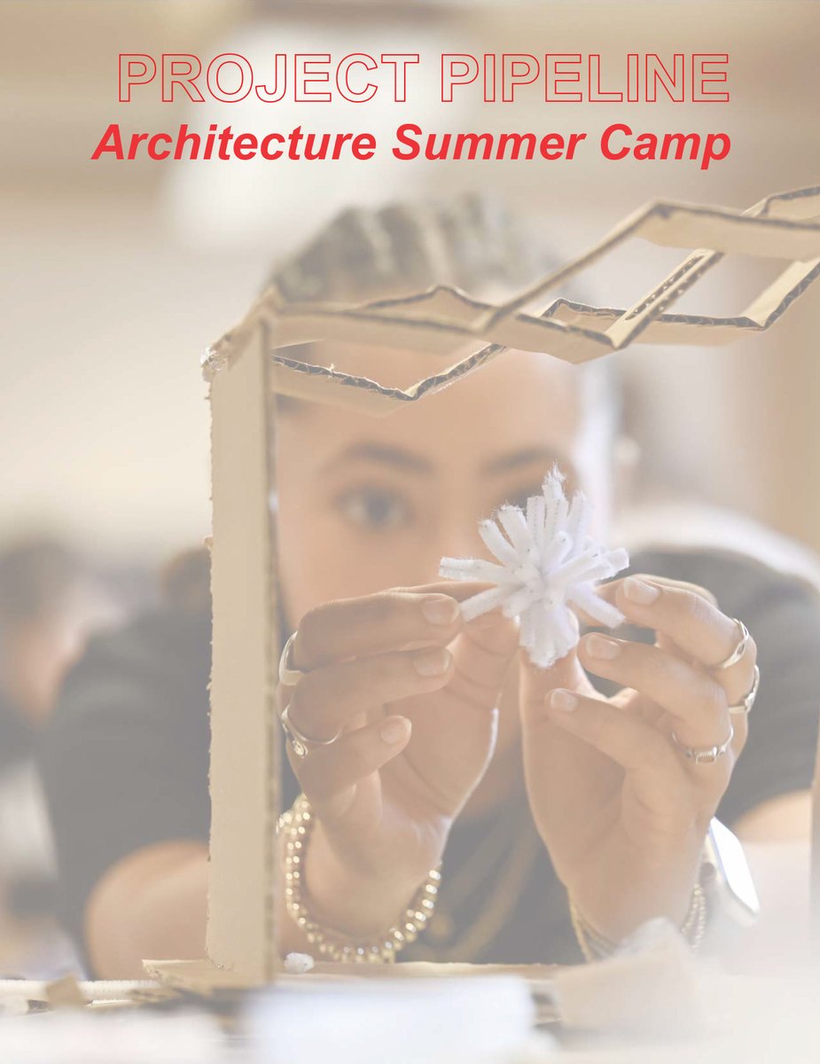 SaaacamTx's tweet image. 🚧 Project Pipeline is a hands-on architecture camp for 6th–12th graders led by NOMA Central TX! Build, design & learn from real architects.
📍Austin, SA, RGV
📅 Mid-July | 💲$20 w/ lunch & materials
🔗 nomacentraltx.org/project-pipeli…
#ProjectPipeline #NOMA