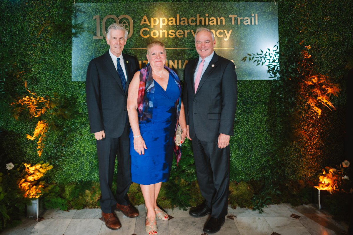 Appalachian Trail Conservancy (@at_conservancy) on Twitter photo At our Centennial Gala, we honored a bipartisan slate of legislators β Senators <a href="/timkaine/">Tim Kaine</a> and @senthomtillis & Representatives @repdonbeyer and <a href="/lawler4ny/">Mike Lawler</a> β who have been dedicated to protecting the Appalachian Trail. Thanks to Beyer and Kaine for attending. At our Centennial Gala, we honored a bipartisan slate of legislators β Senators <a href="/timkaine/">Tim Kaine</a> and @senthomtillis & Representatives @repdonbeyer and <a href="/lawler4ny/">Mike Lawler</a> β who have been dedicated to protecting the Appalachian Trail. Thanks to Beyer and Kaine for attending.