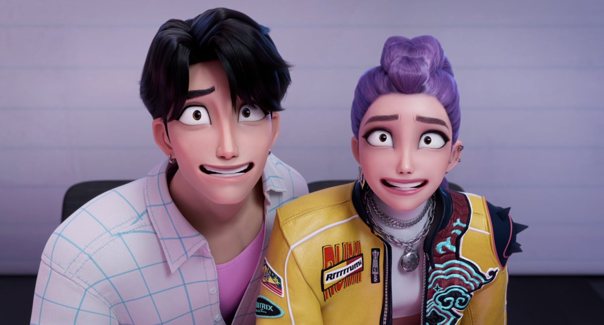 belllmonts's tweet image. i do love a good "enemies to almost allies but then doomed to never become lovers" romance it must be said #KPOPDEMONHUNTERS #KPDHSPOILERS