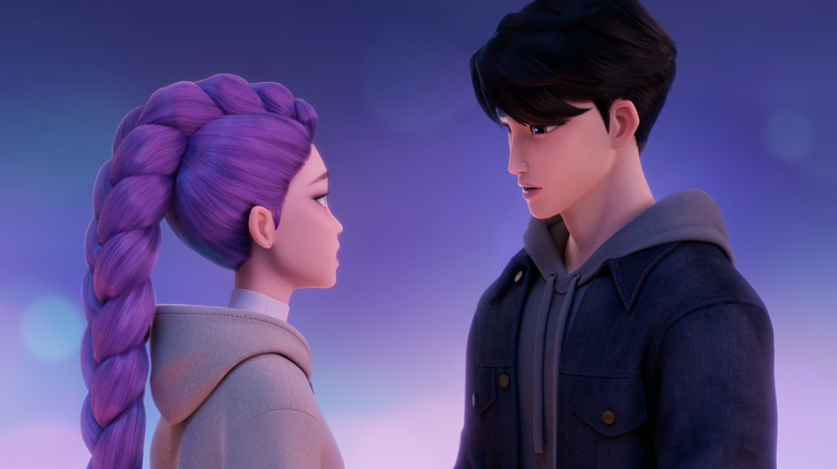 belllmonts's tweet image. i do love a good "enemies to almost allies but then doomed to never become lovers" romance it must be said #KPOPDEMONHUNTERS #KPDHSPOILERS