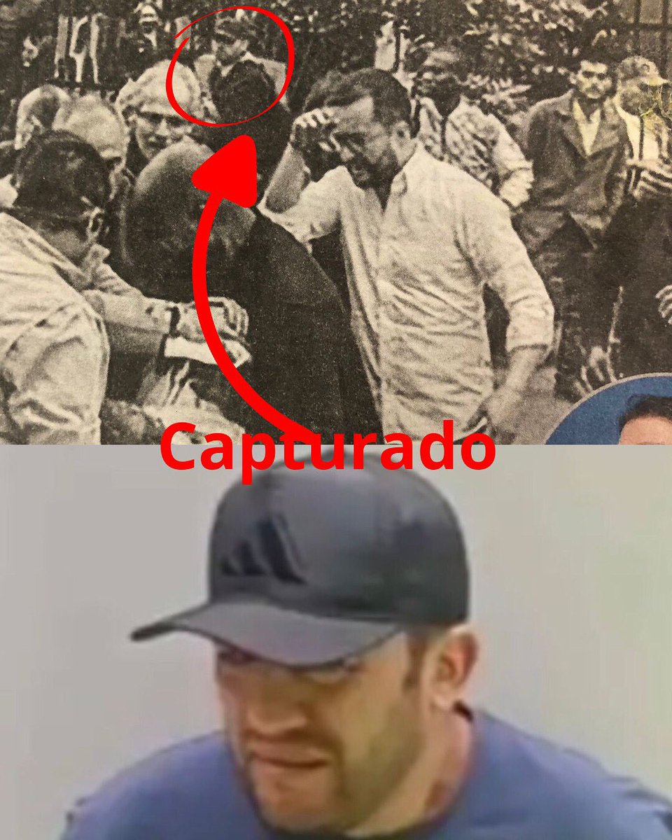 Subí esta foto y pregunté qué rol cumplían estos  tres personajes ? Por su lenguaje corporal tenían mucho que ver con el atentado a Miguel. ACÁ ESTA  Capturado alias “El Hermano”. Faltan  los otros dos de la derecha arriba, uno de Gabardina y el otro de cachucha escribiendo relax