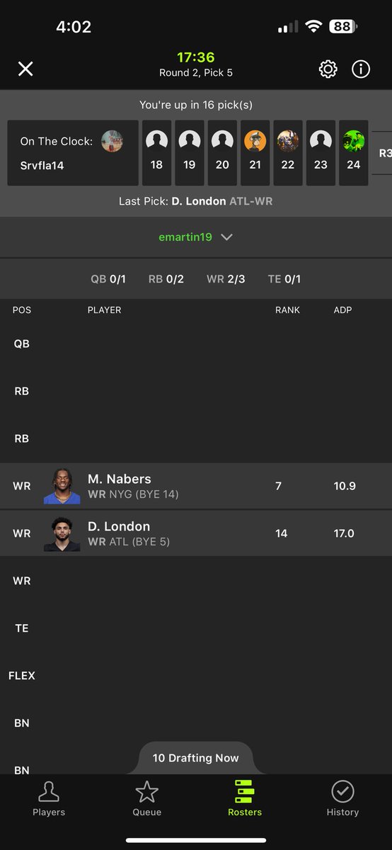 . <a href="/DK_Assist/">DraftKings Support</a>  is it possible to put what pick guys were taken at instead of the rank? It would make screenshotting teams easier to share so you can see pick compared to adp