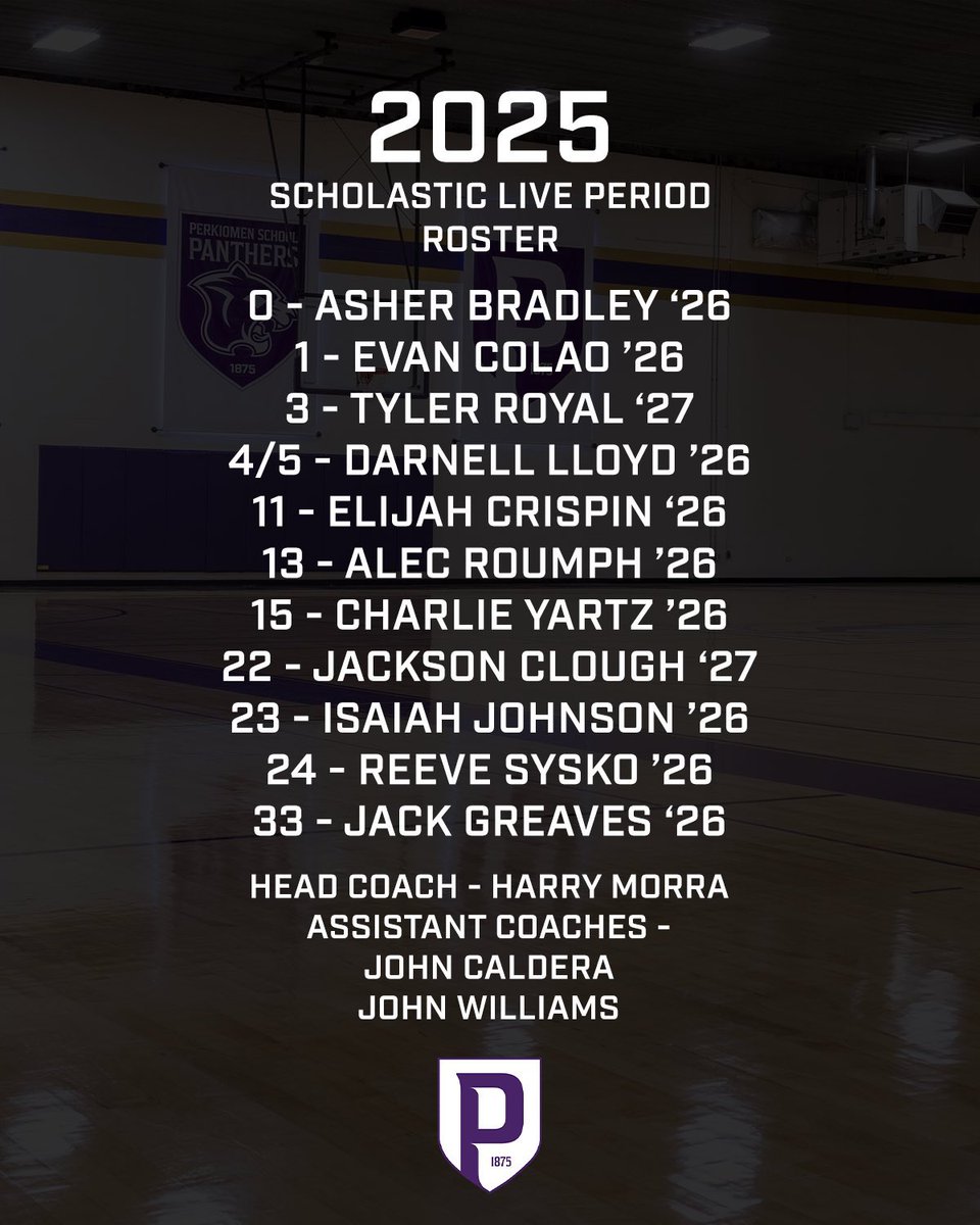 Perkiomen School Basketball (@perkbasketball) on Twitter photo The <a href="/MidAtlanticISTC/">Mid-Atlantic Independent School Team Camp</a> is the place to be this weekend!
You can find the Panthers on Saturday and Sunday in Allentown, PA 📍
Schedule & Roster below ⤵️ The <a href="/MidAtlanticISTC/">Mid-Atlantic Independent School Team Camp</a> is the place to be this weekend!
You can find the Panthers on Saturday and Sunday in Allentown, PA 📍
Schedule & Roster below ⤵️