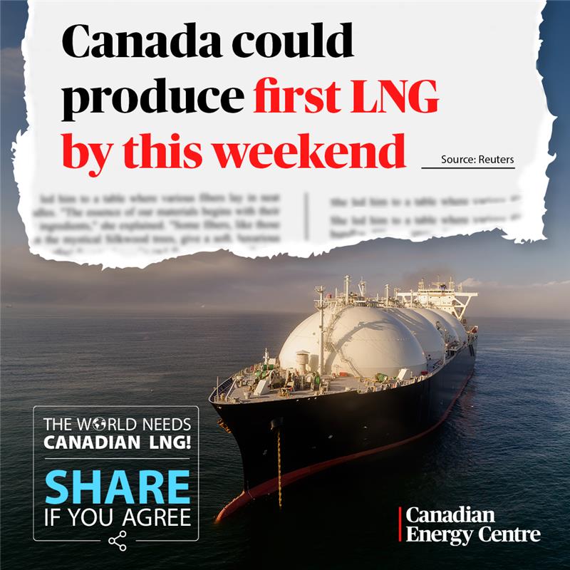 LNG Canada's first export vessel is on its way to the project's Kitimat port. Learn More: bit.ly/4n8p2eY